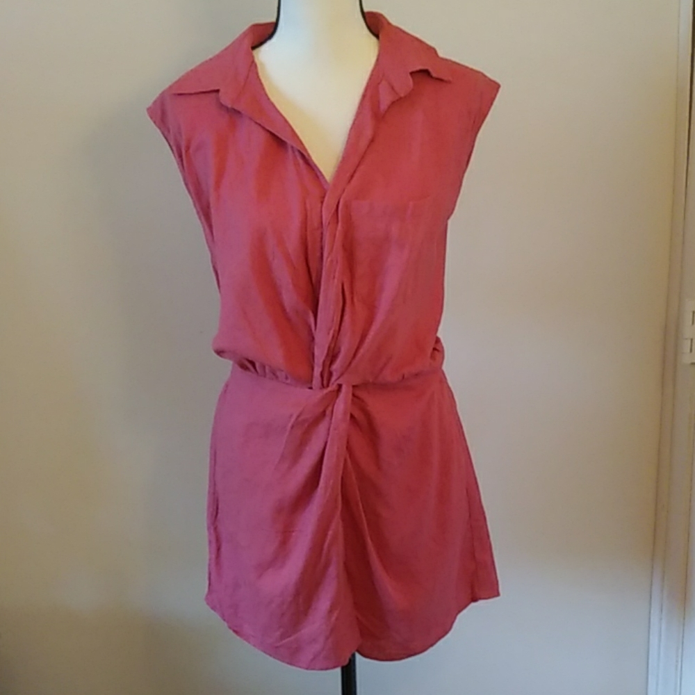 Love Riche romper/playsuit rusty red wrap NWT Smll